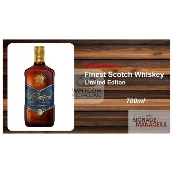 Ballatines Scotch Whiskey Limited Edition