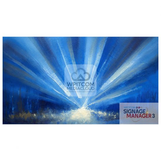 Blue Background with rays