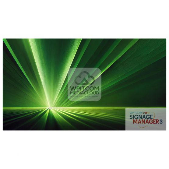 Green background with rays