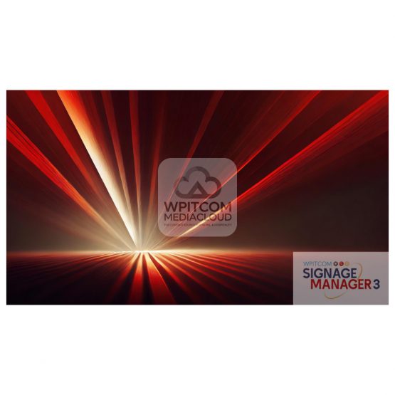 Red background with rays