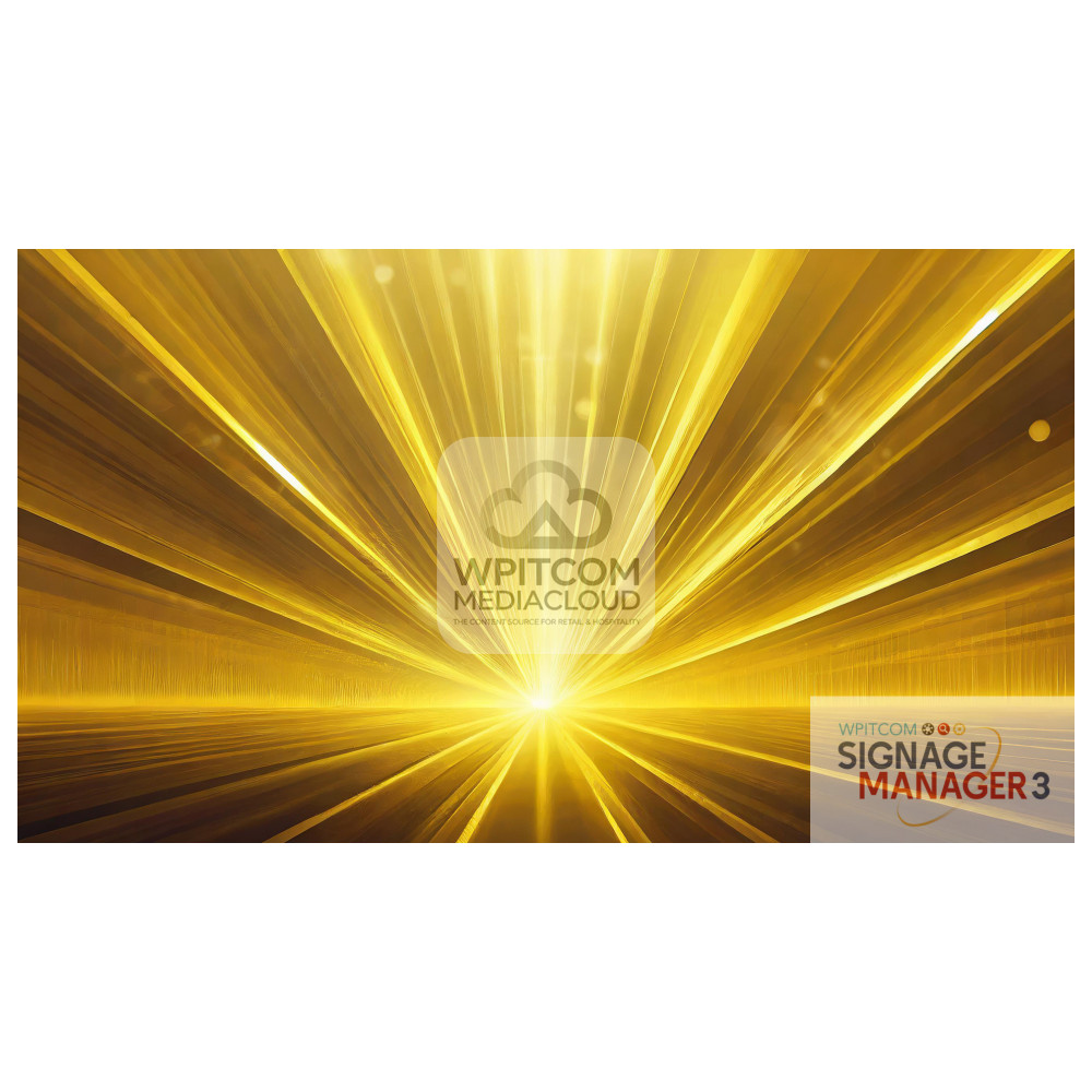 Yellow background with rays