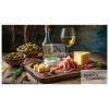 Italian Antipasti on wooden plate