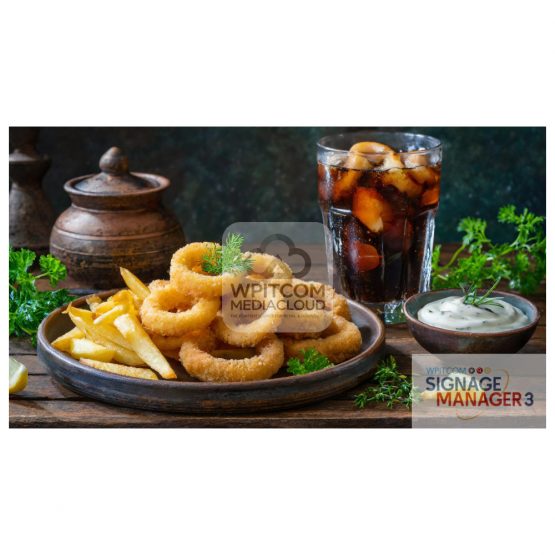 A plate of squid rings with sauce