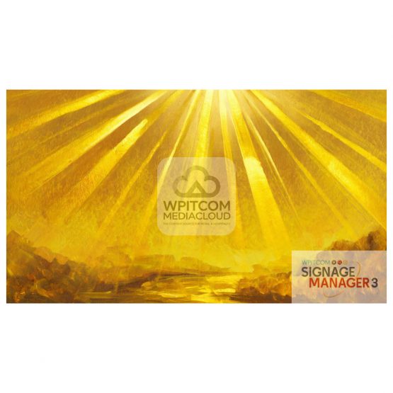 Yellow Background with rays origin lower left