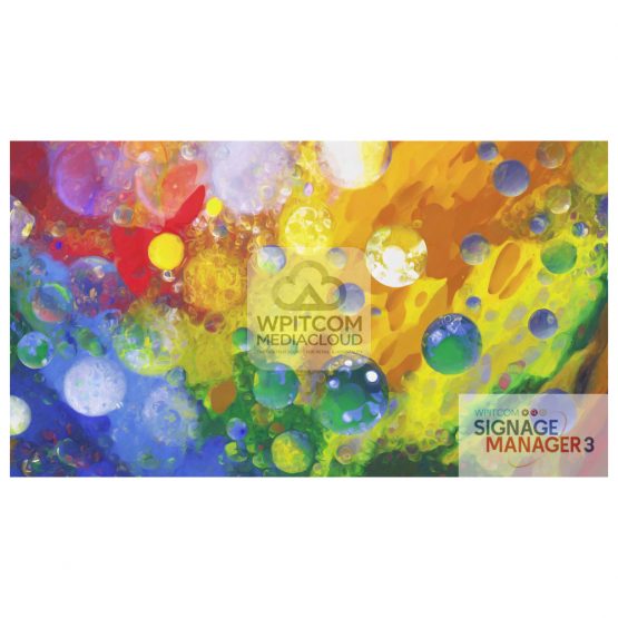 Colorful background with bubbles