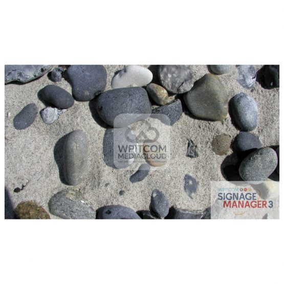 Background of stones on the beach