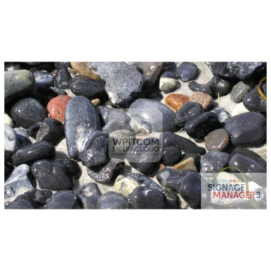 Background of stones on the beach