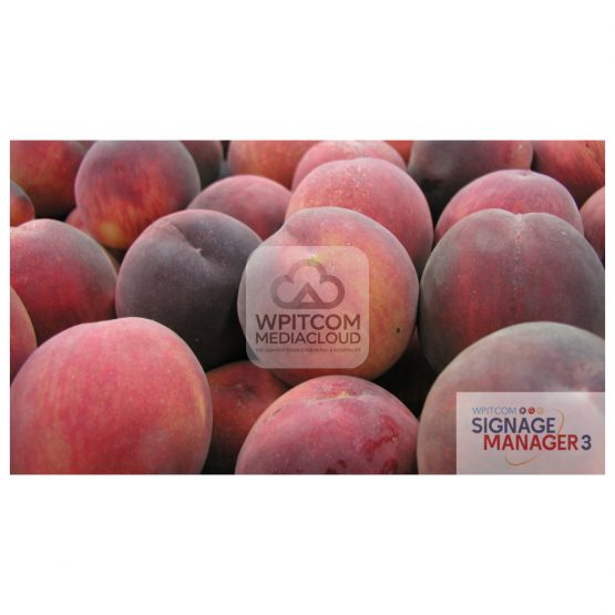 Background with peaches