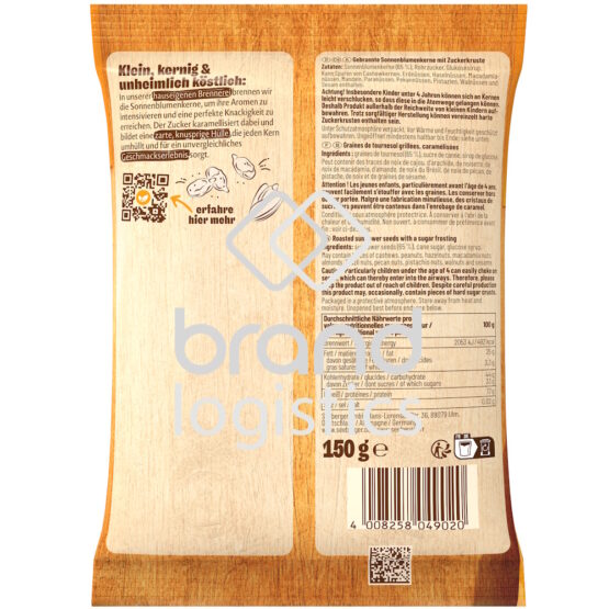 4008258049020-Seeberger Gebrannte Sonnenblumenkerne 150 g