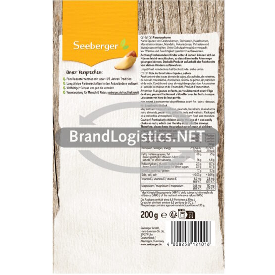 4008258121016-Seeberger Paranusskerne 200 g