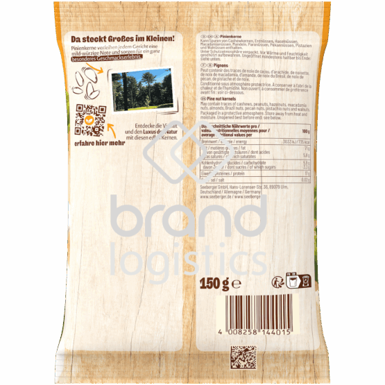 4008258144015-Seeberger Milde Pinienkerne 150 g
