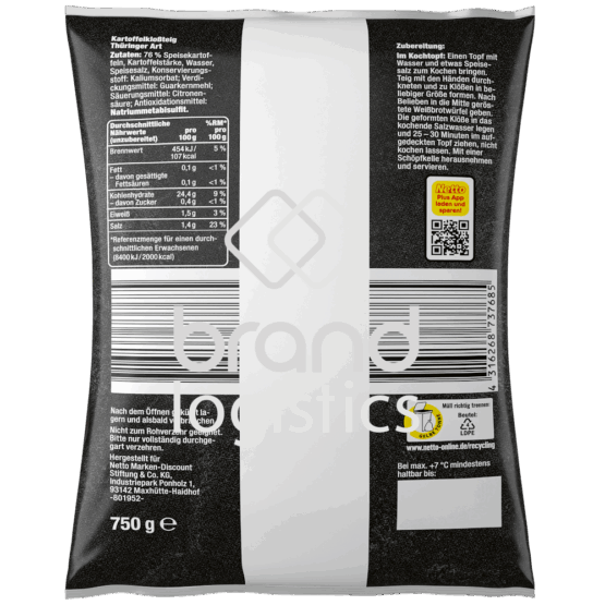4316268737685-Netto Favorite Thuringian-Style Dumpling Dough, 750 g