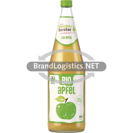 beckers bester BIO Naturland Apfelsaft naturtrüb 1 l