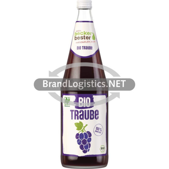 beckers bester BIO Naturland Traubensaft rot 1 l
