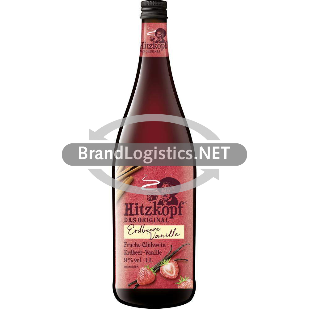 Hitzkopf Erdbeer/Vanille-Glühwein 9% vol. 1 l
