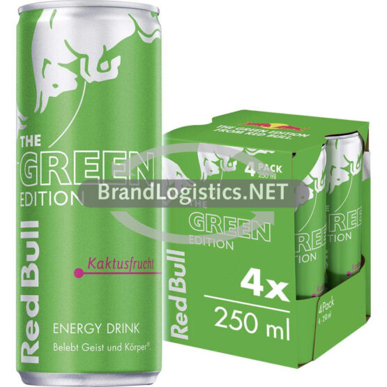 Red Bull Green Edition Kaktusfrucht 4x250 ml DPG E-Commerce