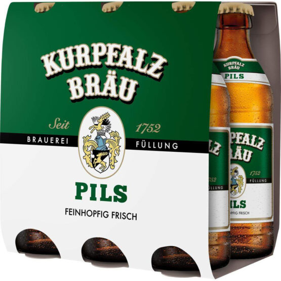 Kurpfalzbräu Pils Sixpack 6x0,33 l