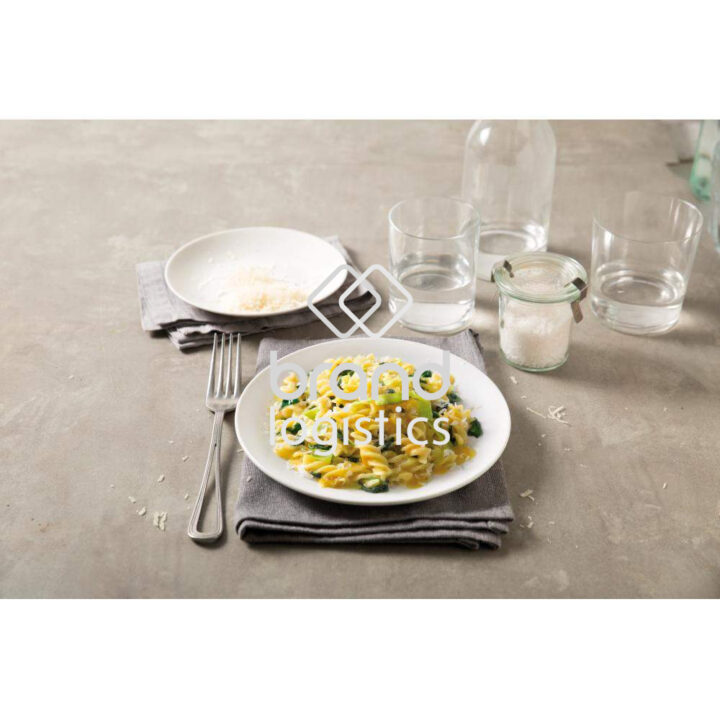 Barilla Fusilli Glutenfrei mit vegetarischer Carbonara