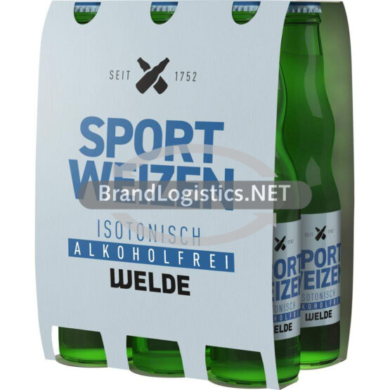 WELDE Sportweizen Alkoholfrei 6x0,5 l