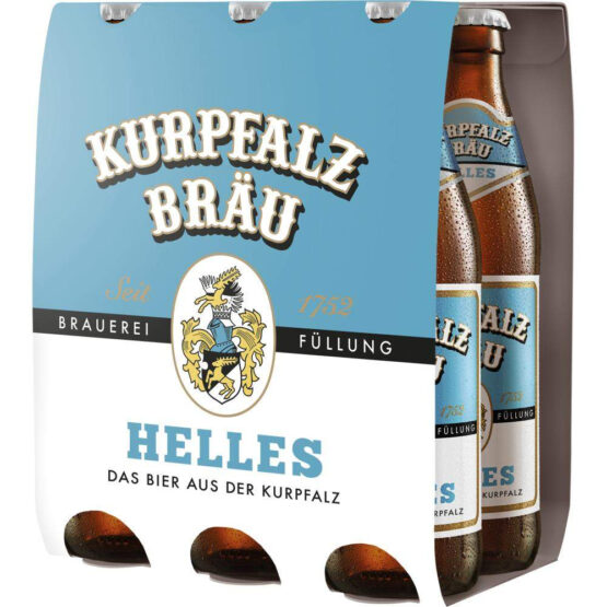 Kurpfalzbräu Helles Sixpack 6x0,5 l