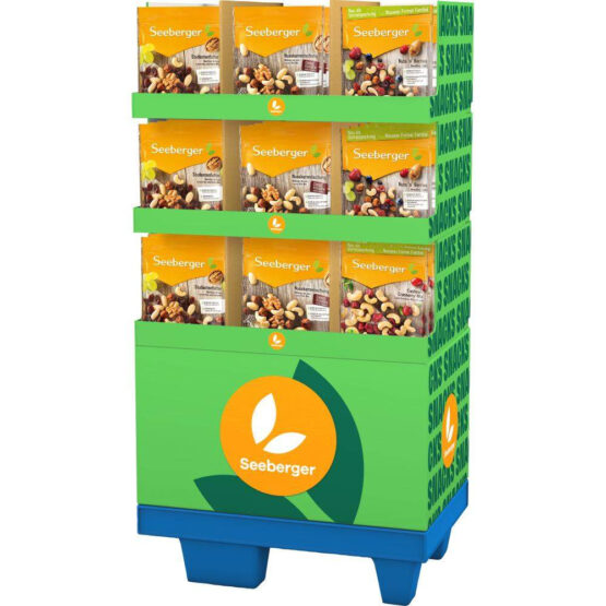 Seeberger Nusskerne & Mischungen 4-fach 1/4CH Display 63x400 g