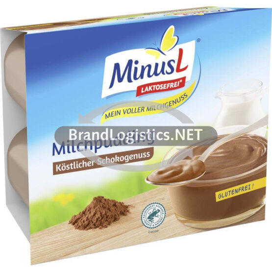 MinusL Milchpudding Schokolade 4x125 g