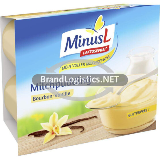 MinusL Milchpudding Bourbon-Vanille 4x125 g