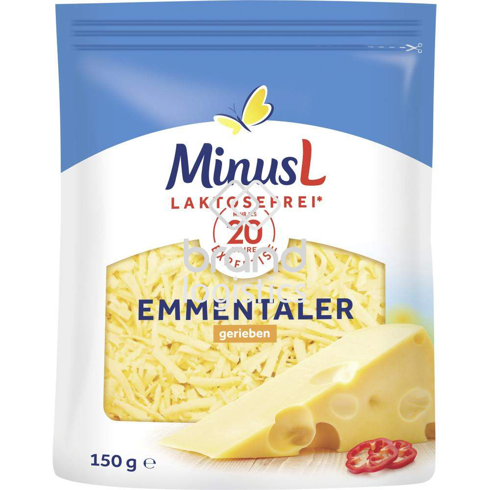 MinusL Emmentaler gerieben 45 % Fett i. Tr. 150 g