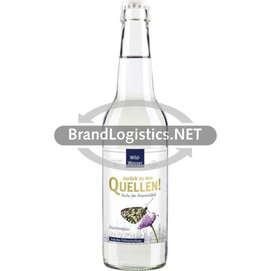 Lütts zurück zu den Quellen! Wild-Wasser Glasflasche 0,33 l