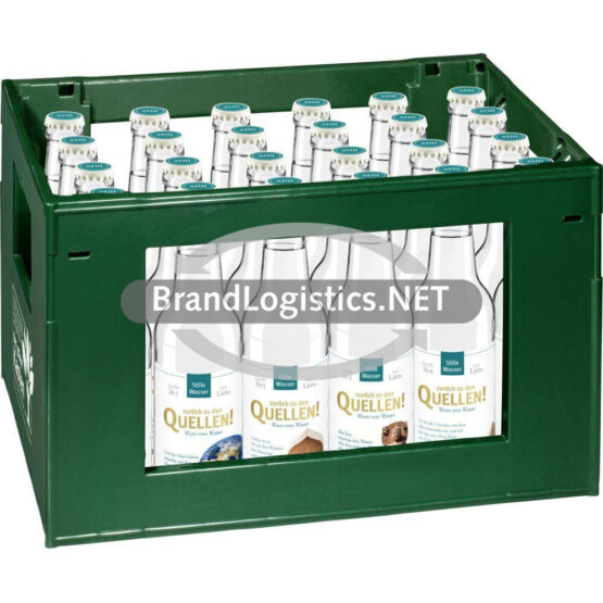 Lütts zurück zu den Quellen! Wild-Wasser Glasflasche 24x0,33 l