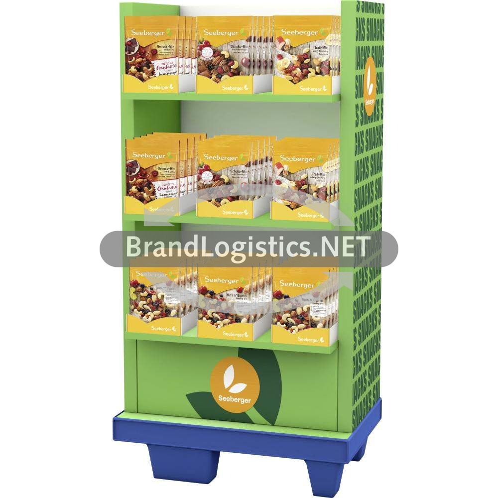 Seeberger Süße Nuss-Frucht-Mischung 4-fach Display 108x150 g