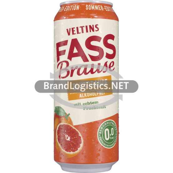 VELTINS Fassbrause Blutorange DPG-Dose 0,5 l