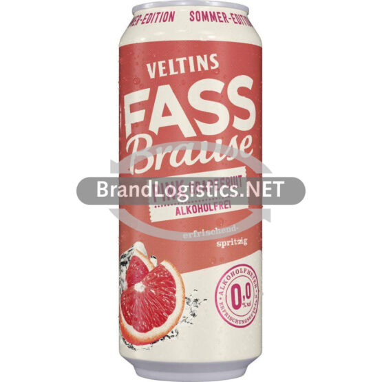 VELTINS Fassbrause Pink Grapefruit DPG-Dose 0,5 l