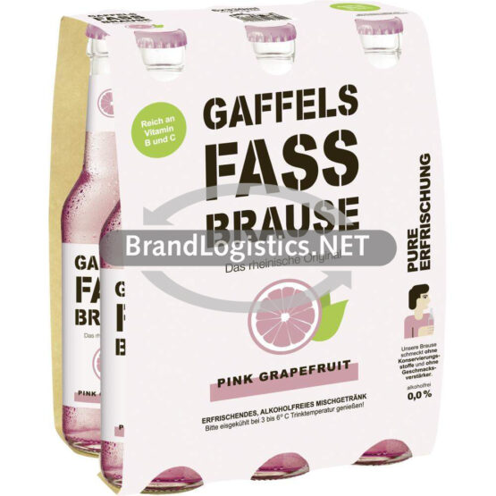 Gaffels Fassbrause Pink Grapefruit Sixpack 6x0,33 l