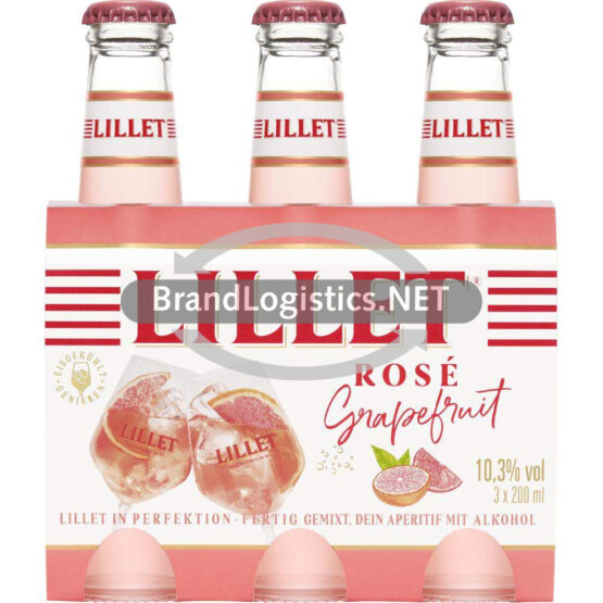Lillet Rosé Grapefruit 10,3% vol. 3x0,2 l
