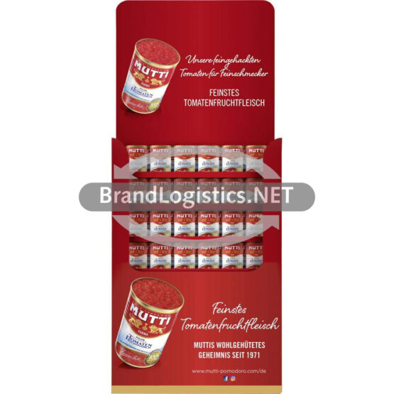 {"de":"MUTTI "Polpa Fine" Feinstes Tomatenfruchtfleisch Display 132x400 g","es":"","en":""}
