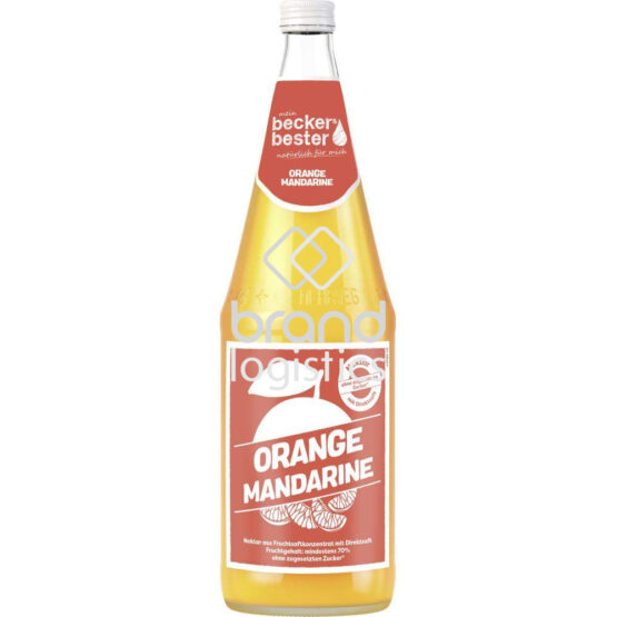 beckers bester Orange Mandarine Mehrweg Glas 1 l