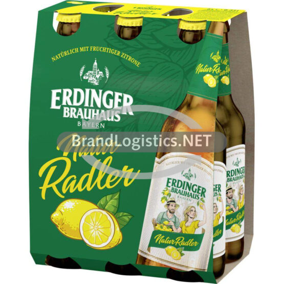 ERDINGER Brauhaus NaturRadler Sixpack 6x0,33 l