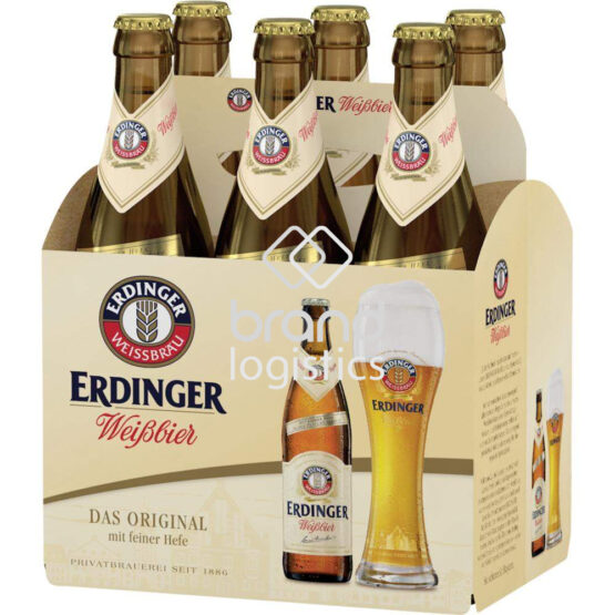 ERDINGER Weißbier mit feiner Hefe 6x0,5 l