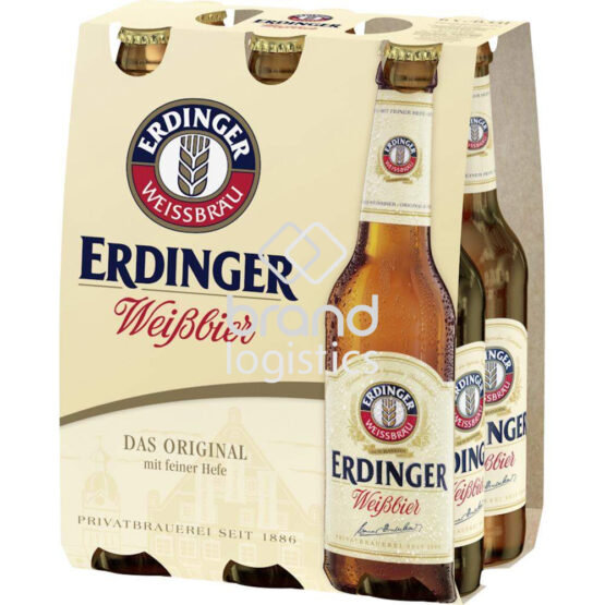 ERDINGER Weißbier mit feiner Hefe Sixpack 6x0,33 l