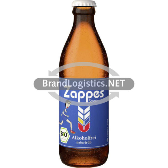 Zappes Bio-Sport Glas-Flasche 0,33 l