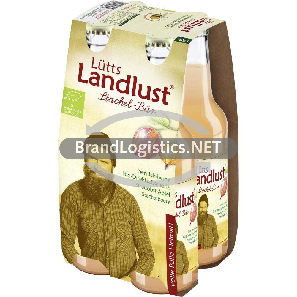 Lütts Landlust Stachel-Bär Träger 4x0,33 l