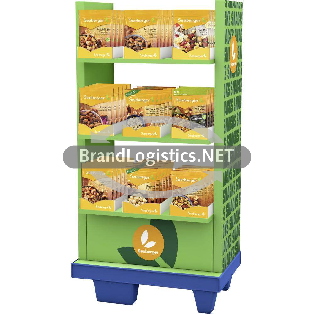 Seeberger Gesalzene Snacks 9-fach Display 110 St.