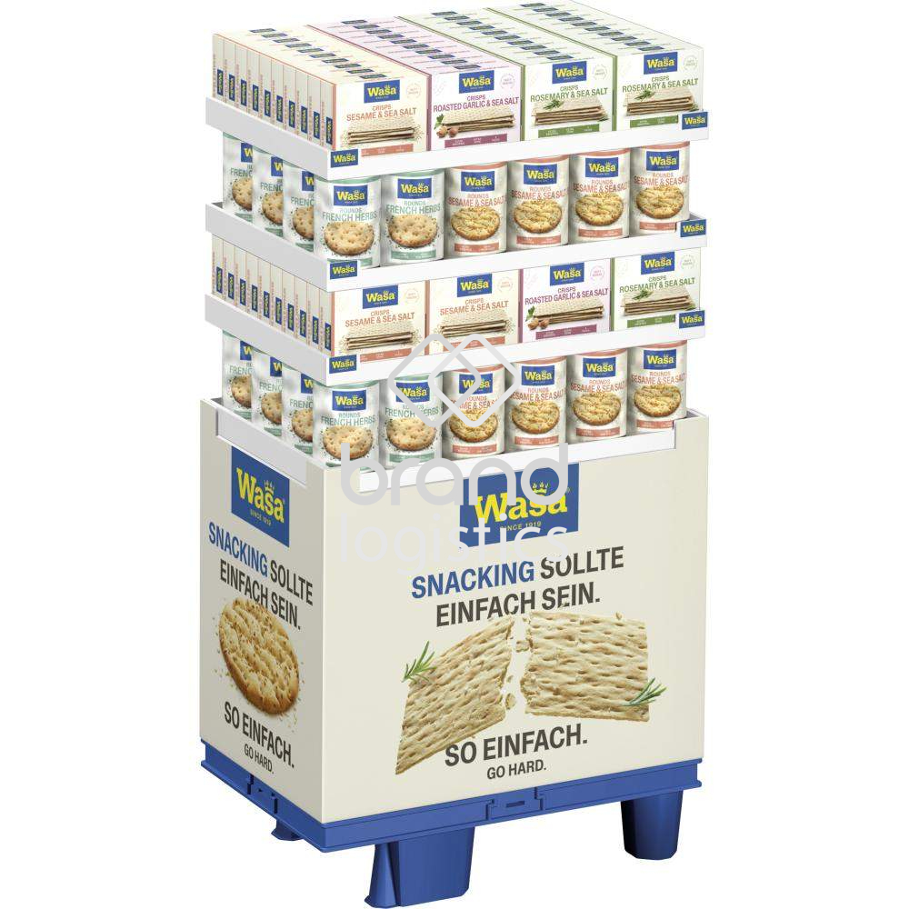 Wasa Tasty Snacks Display 128er