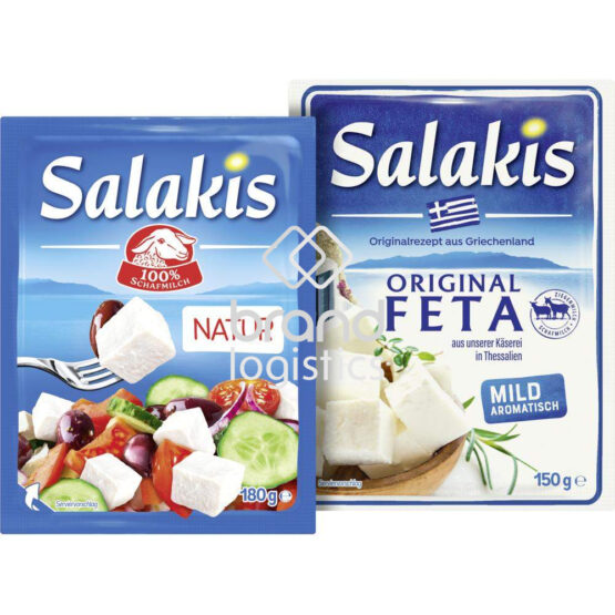 Salakis Scheibe Natur 48% Fett 180 g + Salakis Original Feta 48% Fett i. Tr. 150 g