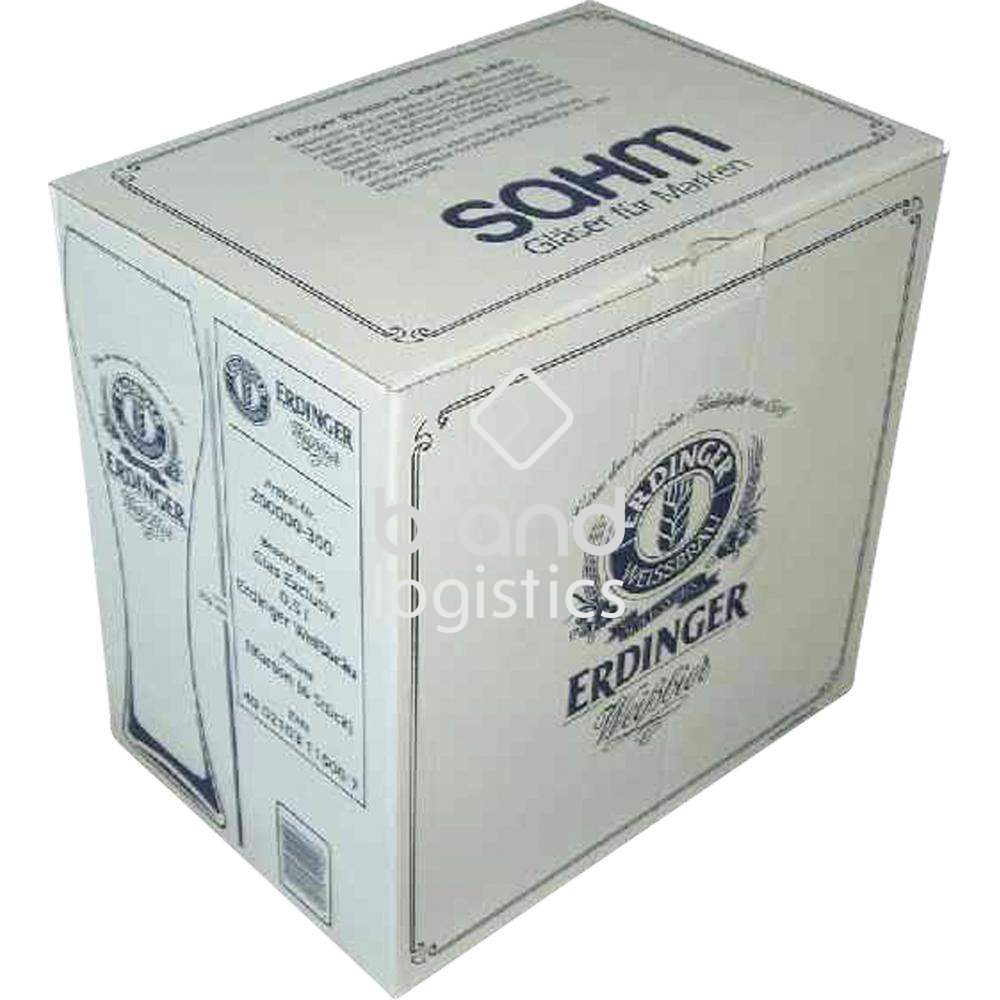 ERDINGER Glas 0,5 l Alkoholfrei Erdinger Weißbräu 6er Karton