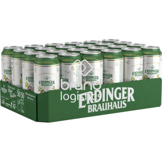 ERDINGER Brauhaus NaturRadler Dose Tray 24x0,5 l