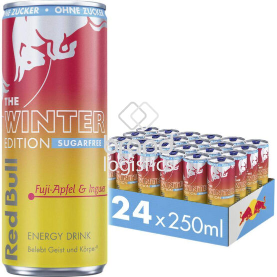 Red Bull Winter Edition Fuji-Apfel & Ingwer Sugarfree 2025 Tray 24x250 ml DPG E-Commerce