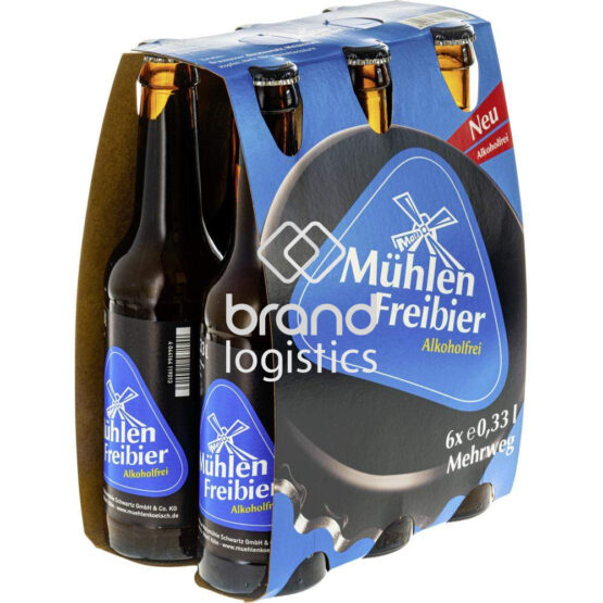 Mühlen Freibier Flasche 6x0,33 l MW 6-Pack