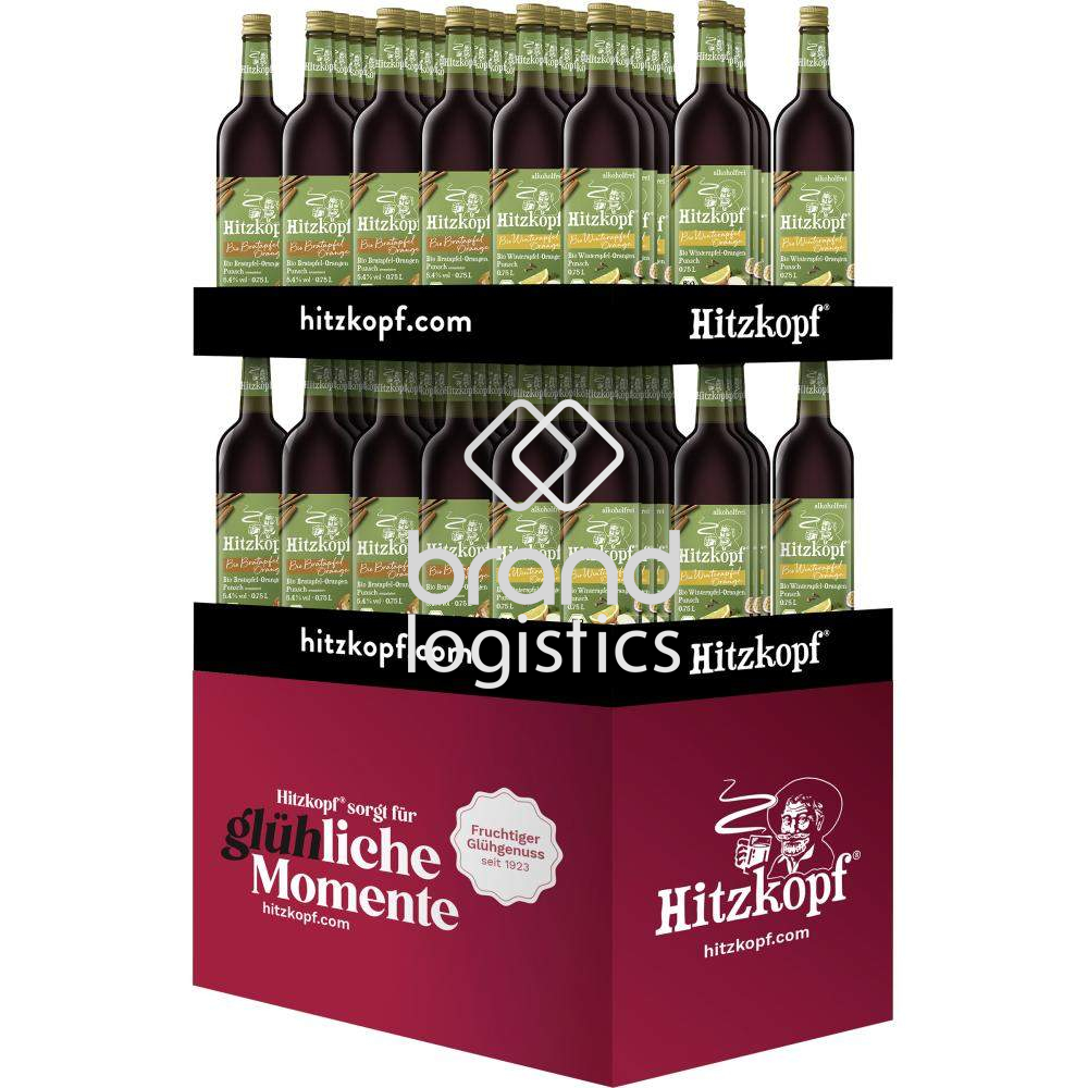 BIO Hitzkopf 2-fach sortiert á 114 Flaschen 0,75 l